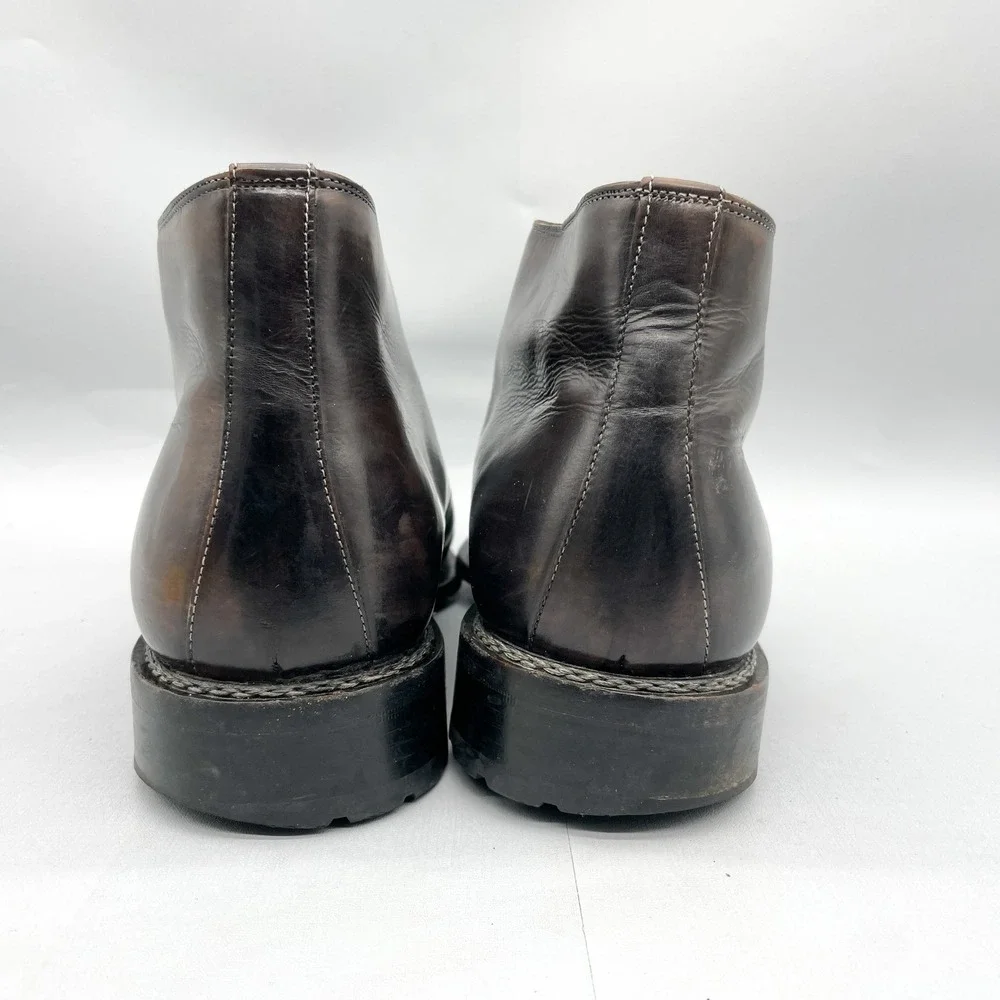 Mezlan Mens 13M Chukka Boots Brown Leather Dress Shoes Lace Up‎ Business